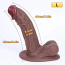 5.5in 7.2in 8.6in Lifelike Sensation Silicone Soft Dildo For Prostate G-Spot