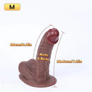 5.5in 7.2in 8.6in Lifelike Sensation Silicone Soft Dildo For Prostate G-Spot