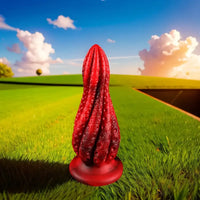 5.5in 7.3in 8.7in 10.7in Durable Build Soft Tentacle Silicone Anal Dildo