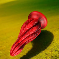 5.5in 7.3in 8.7in 10.7in Durable Build Soft Tentacle Silicone Anal Dildo