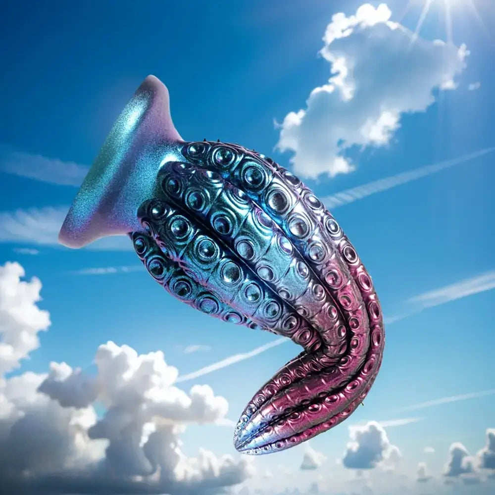 5.5in 7.3in Outstanding Silicone Soft Tentacle Anal Dildo Butt Plug