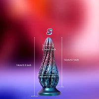 5.5in 7.3in Outstanding Silicone Soft Tentacle Anal Dildo Butt Plug
