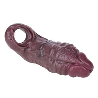 5.5in Male Wearable Masturbator Hollow Penis Silicone Dildo Sleeve