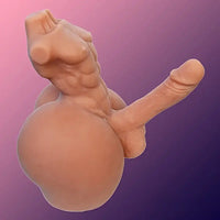 5.5in Premium Real Silicone Flexible Dildo With 5.1lb BBW Sex Doll Torso