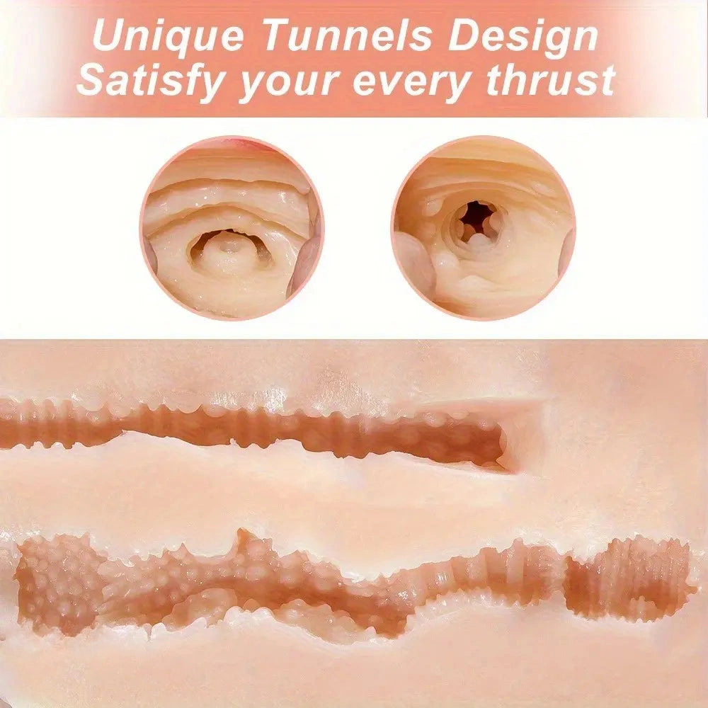 5.5in Realistic Dildo Shemale Sex Doll Torso with Big Breasts Anal Sex