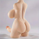 5.5in Realistic Dildo Shemale Sex Doll Torso with Big Breasts Anal Sex