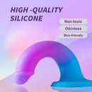 5.5in Soft Silicone Fantasy Dildo Flexible Anal Plug For Hands-Free Play