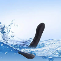 5.5in Unisex Silicone Soft Vibrating Remote Dildo For Anal Vaginal Simulation