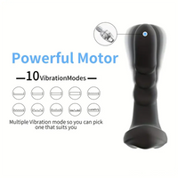 5.5in Unisex Silicone Soft Vibrating Remote Dildo For Anal Vaginal Simulation