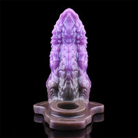 5.62in Dragon Beast Creature Fantasy Hollow Dildo Sleeve With Penis Ring