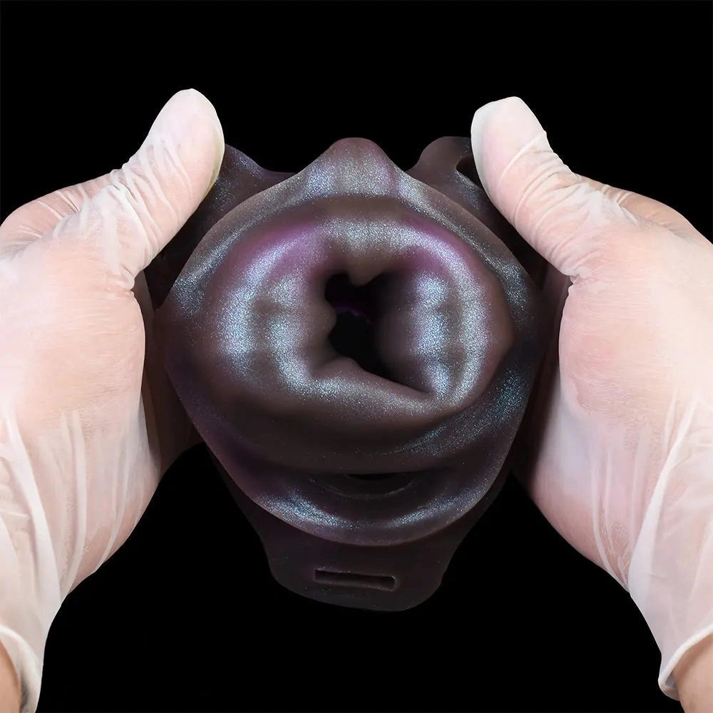 5.62in Dragon Beast Creature Fantasy Hollow Dildo Sleeve With Penis Ring