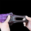 5.62in Dragon Beast Creature Fantasy Hollow Dildo Sleeve With Penis Ring