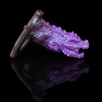 5.62in Dragon Beast Creature Fantasy Hollow Dildo Sleeve With Penis Ring