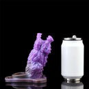 5.62in Dragon Beast Creature Fantasy Hollow Dildo Sleeve With Penis Ring