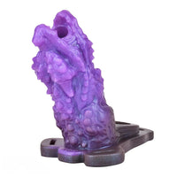 5.62in Dragon Beast Creature Fantasy Hollow Dildo Sleeve With Penis Ring