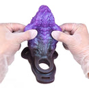 5.62in Dragon Beast Creature Fantasy Hollow Dildo Sleeve With Penis Ring