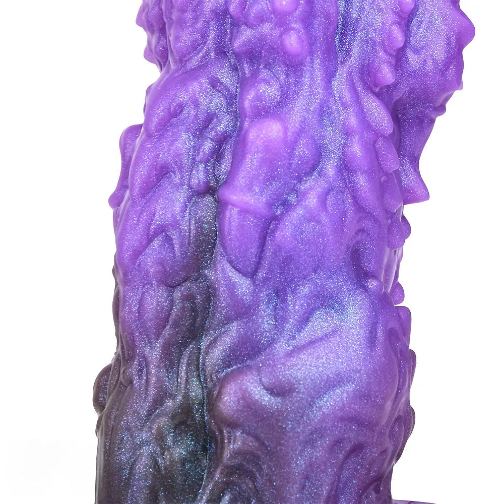 5.62in Dragon Beast Creature Fantasy Hollow Dildo Sleeve With Penis Ring