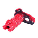 5.62in Hollow Dildo Built-in Keel Vibration Remote Strapon Animal Cock Sleeve