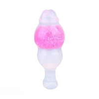 5.63in Luminous Silicone Anal Beads Dildo Anal Sex Toy With Anchor