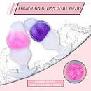 5.63in Luminous Silicone Anal Beads Dildo Anal Sex Toy With Anchor