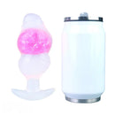 5.63in Luminous Silicone Anal Beads Dildo Anal Sex Toy With Anchor