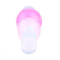5.63in Luminous Silicone Anal Beads Dildo Anal Sex Toy With Anchor