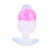 5.63in Luminous Silicone Anal Beads Dildo Anal Sex Toy With Anchor