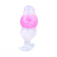 5.63in Luminous Silicone Anal Beads Dildo Anal Sex Toy With Anchor