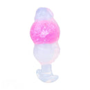5.63in Luminous Silicone Anal Beads Dildo Anal Sex Toy With Anchor