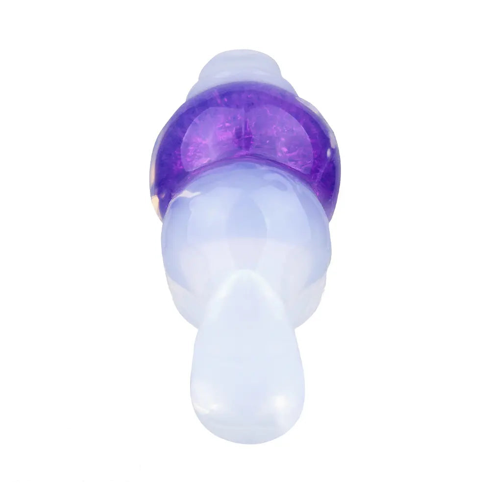 5.63in Luminous Silicone Anal Beads Dildo Anal Sex Toy With Anchor