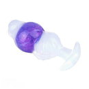 5.63in Luminous Silicone Anal Beads Dildo Anal Sex Toy With Anchor