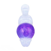 5.63in Luminous Silicone Anal Beads Dildo Anal Sex Toy With Anchor