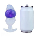 5.63in Luminous Silicone Anal Beads Dildo Anal Sex Toy With Anchor