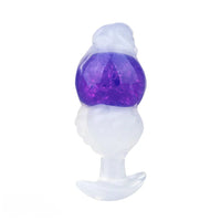 5.63in Luminous Silicone Anal Beads Dildo Anal Sex Toy With Anchor