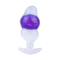 5.63in Luminous Silicone Anal Beads Dildo Anal Sex Toy With Anchor