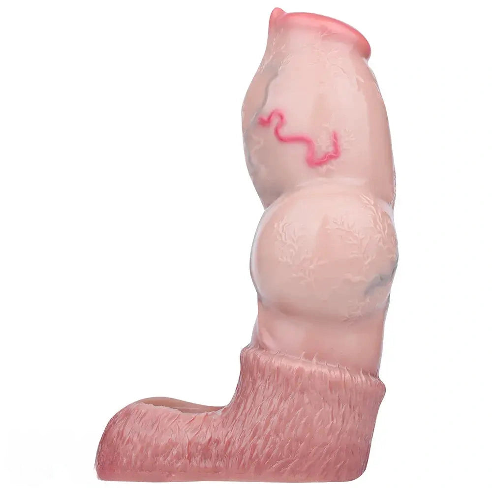 5.66in 6.73in 7.12in Realistic Dog Knot Silicone Dildo Sleeve Highquality Cock