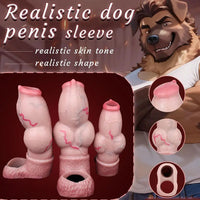 5.66in 6.73in 7.12in Realistic Dog Knot Silicone Dildo Sleeve Highquality Cock