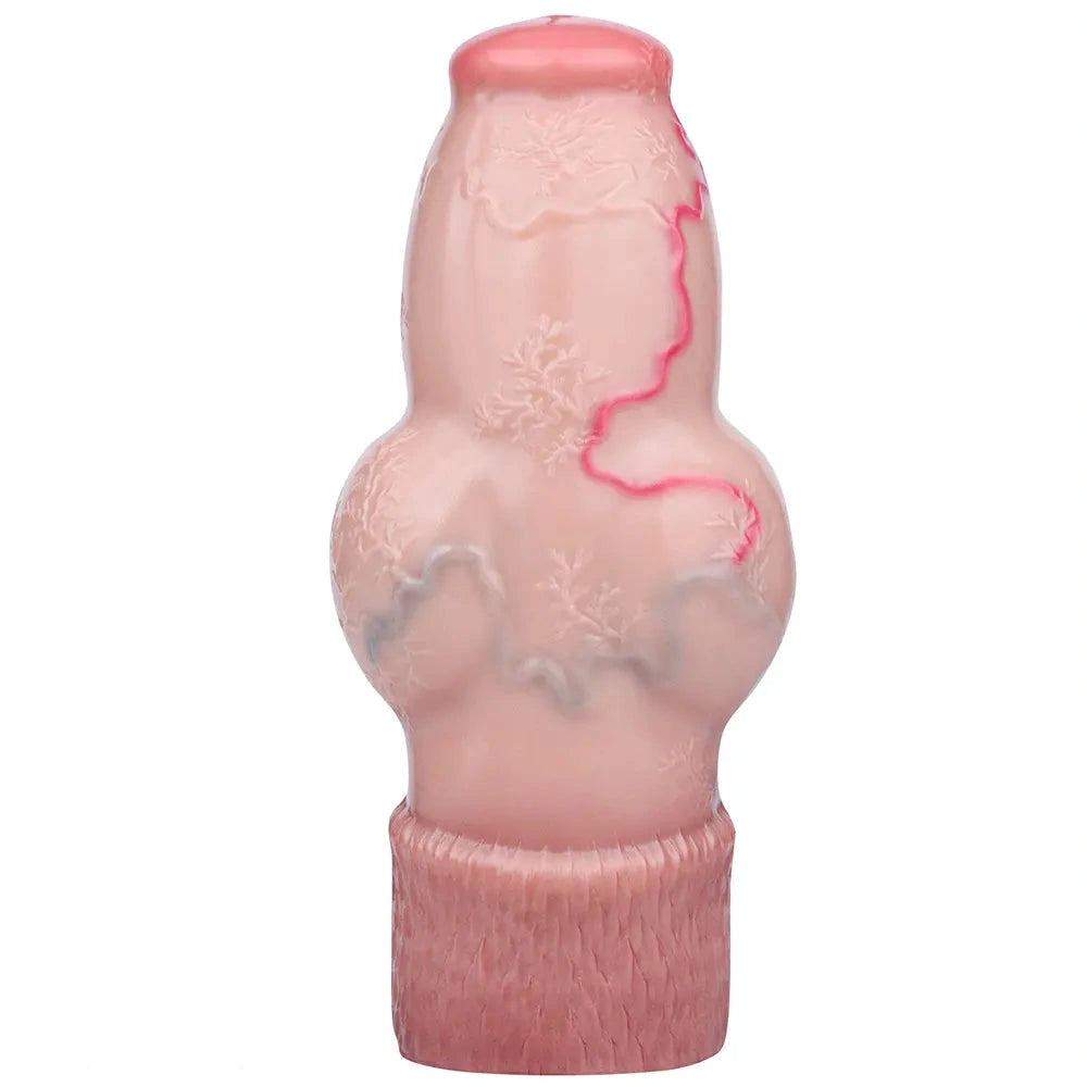 5.66in 6.73in 7.12in Realistic Dog Knot Silicone Dildo Sleeve Highquality Cock