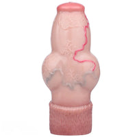 5.66in 6.73in 7.12in Realistic Dog Knot Silicone Dildo Sleeve Highquality Cock