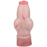 5.66in 6.73in 7.12in Realistic Dog Knot Silicone Dildo Sleeve Highquality Cock