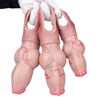 5.66in 6.73in 7.12in Realistic Dog Knot Silicone Dildo Sleeve Highquality Cock