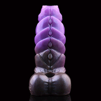 5.66in Dragon Spiked Beast Creature Fantasy Hollow Silicone Dildo Sleeve