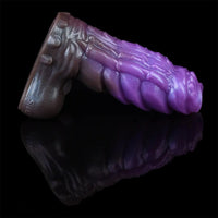 5.66in Dragon Spiked Beast Creature Fantasy Hollow Silicone Dildo Sleeve