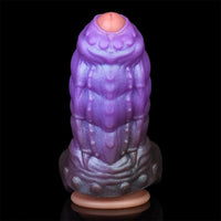 5.66in Dragon Spiked Beast Creature Fantasy Hollow Silicone Dildo Sleeve