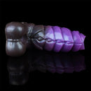 5.66in Dragon Spiked Beast Creature Fantasy Hollow Silicone Dildo Sleeve
