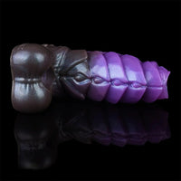 5.66in Dragon Spiked Beast Creature Fantasy Hollow Silicone Dildo Sleeve