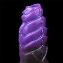 5.66in Dragon Spiked Beast Creature Fantasy Hollow Silicone Dildo Sleeve