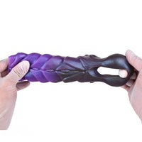 5.66in Dragon Spiked Beast Creature Fantasy Hollow Silicone Dildo Sleeve