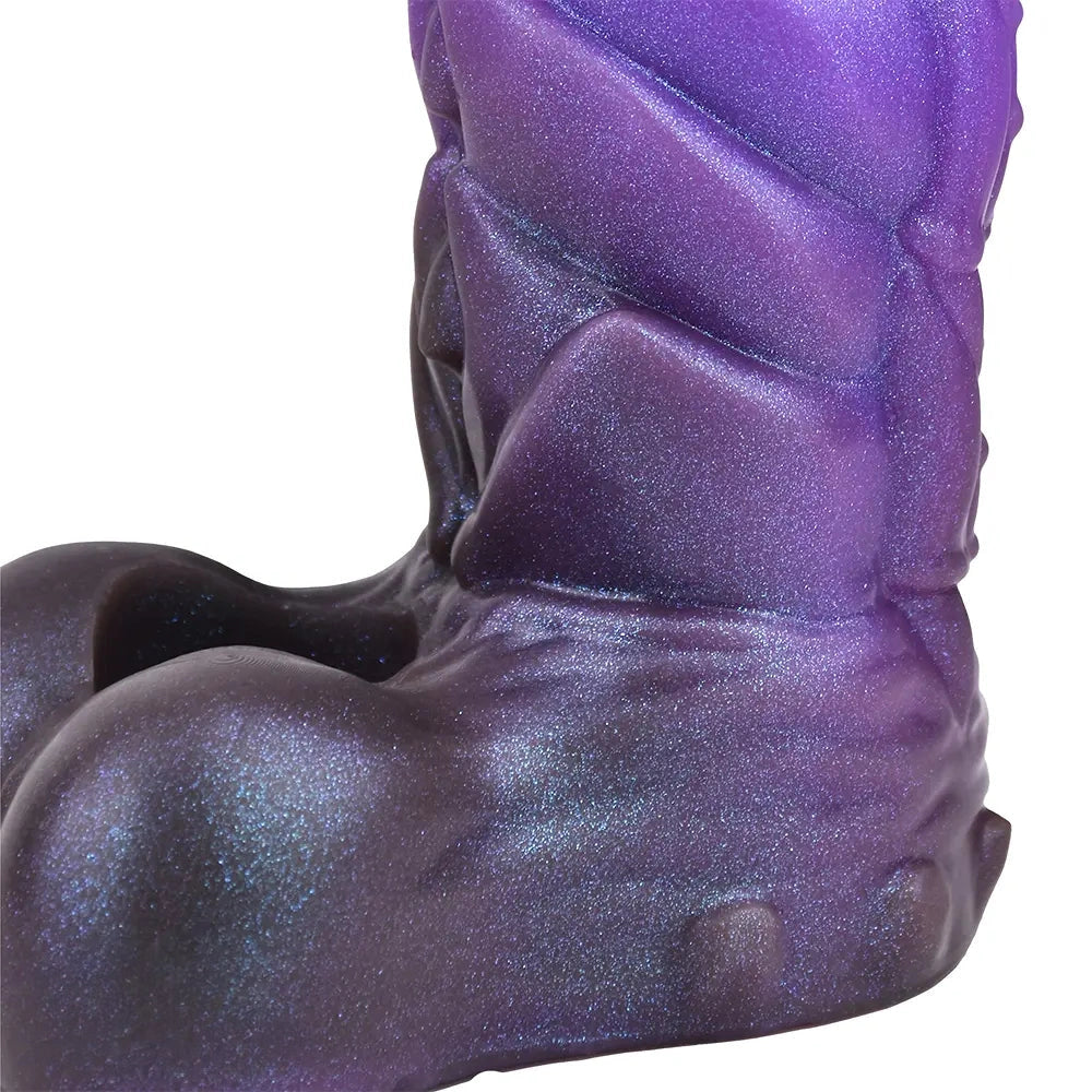 5.66in Dragon Spiked Beast Creature Fantasy Hollow Silicone Dildo Sleeve