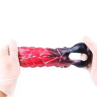 5.66in Fantasy Hollow Dildo Built-in keel Vibration Remote Cock Sleeve